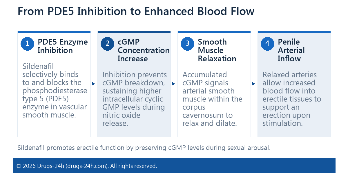 From PDE5 Inhibition to Enhanced Blood Flow